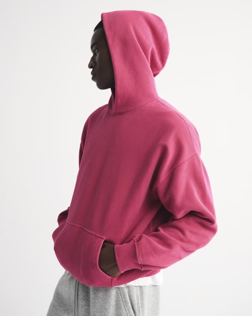 Abercrombie & Fitch Men's Essential Popover Y2K Hoodie Size Small A010838